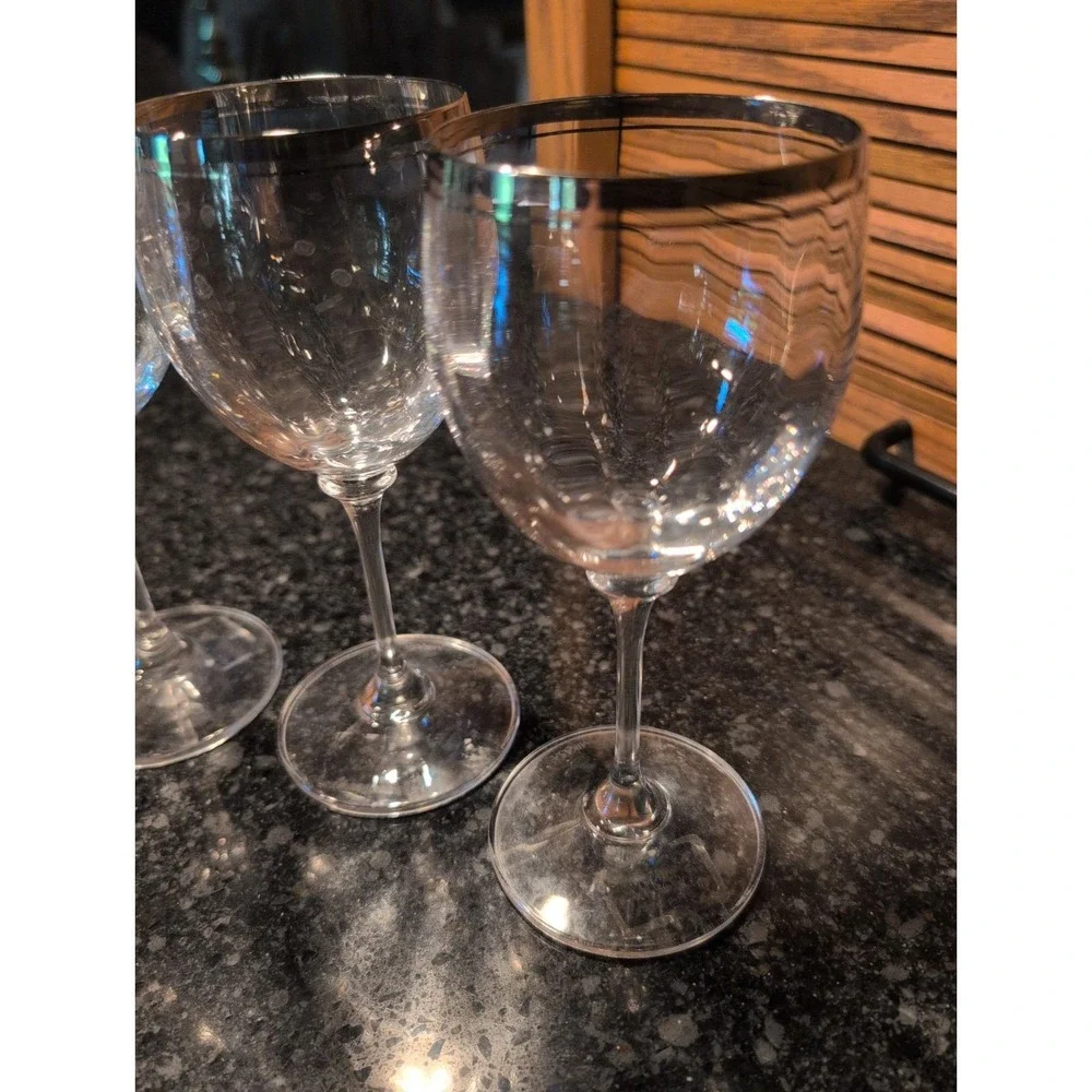Vtg Mikasa Crystal Stephanie Water Goblet 7 1/2